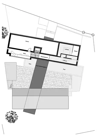 Plan chape de béton