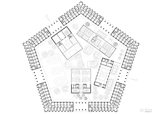 2. Obergeschoss, 1:200