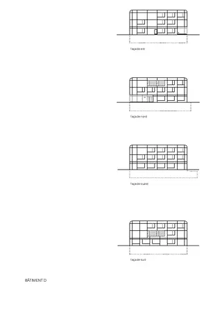 Façades bât. D