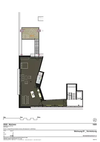 Appartement avec terrasse de satellite