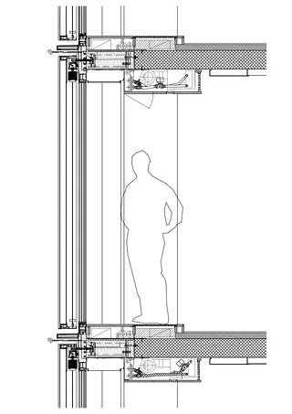Detailschnitt Fassade
