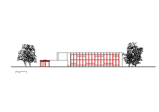 Façade nord-ouest