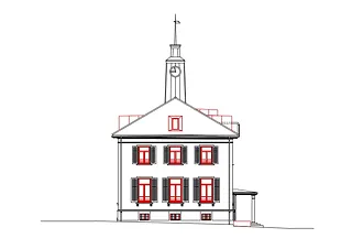 Façade sud-ouest