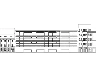 Ansicht Strasse 1:200