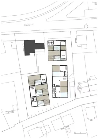 Plan étage mansardé