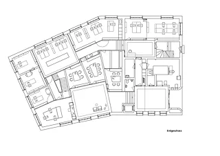 Grundriss Erdgeschoss - Innenliegende Beratungszimmer