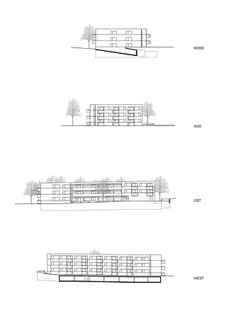 Vues des façades