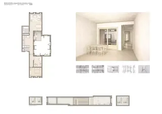 Detaillierte Wohnung, Innenbild