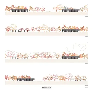 1:200 Elevations of the project