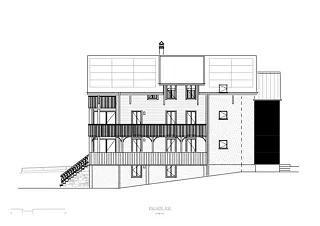 Façade est - rénové