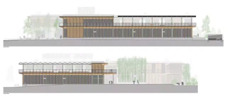 Façade nord et façade ouest