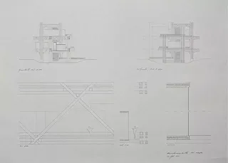Coupe transversale et détails
