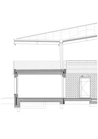 Eishalle_Détails_Coupe-élévation