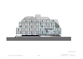 Medienpark sud-ouest façade