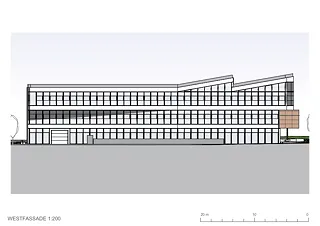 Façade ouest 1:200