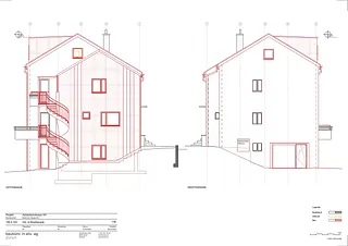 Façade est et ouest