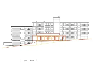Seitenfassade