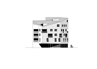 Ansicht S-W 1:200