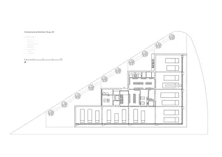 Sicherheitszentrum Weinfelden Grundriss Erdgeschoss 200
