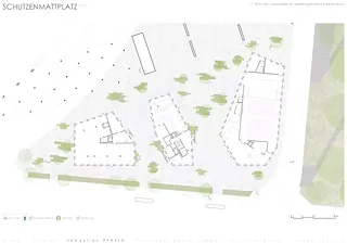 Rez-de-chaussée et aménagements extérieurs