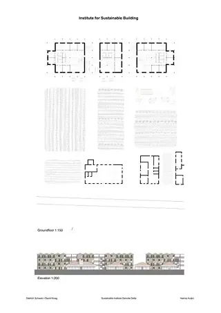 Institute for Sustainable Building, Sulina, Hanisa Kuljici, ausgewähltes Poster.