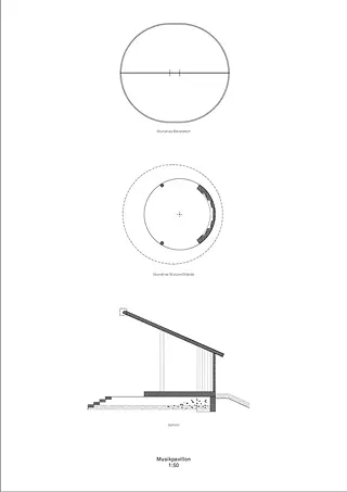 Pavillon de musique, 1:50, A2, akkurat bauatelier