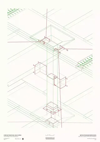 Axonometrie Detail 2