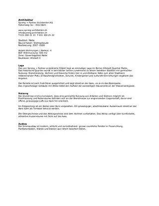 Descriptif du projet