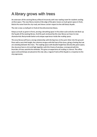 Description du projet en anglais