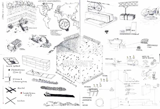 Materialplakate zu Eigenschaften, Herkunft und Ökologie, Atelier Brückner