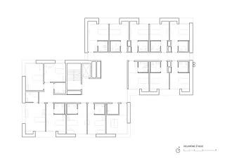 Plan deuxième étage