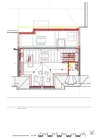 Plan étage mansardé