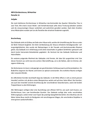 Beschreibung des Projekts