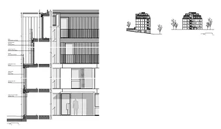 Coupe façade