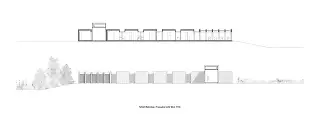 Westfassade | Fassadenschnitt