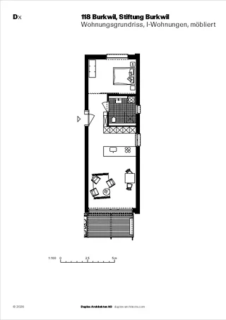 Plan des appartements Appartements en I