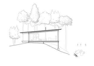 Coupe Waldhaus längs