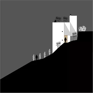 Élévation nord-est