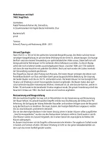 Descriptif du projet (allemand)