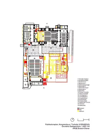Niveau de la salle