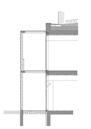 Detail Fassadenschnitt