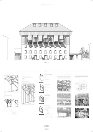 Südostfassade / Wand