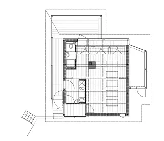Atelier: rez-de-chaussée