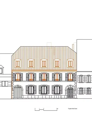 Façade nord-ouest