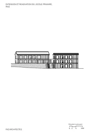 Façade sud-ouest