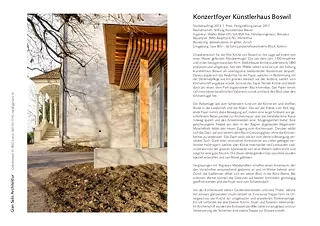 Foyer Künstlerhaus Boswil