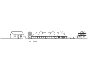 Fassade Ost, Mst 1:400