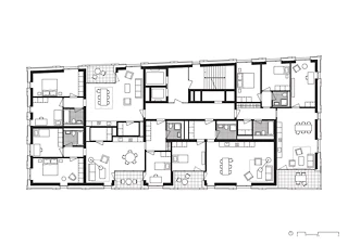 Hochhaus Nord, 18. Obergeschoss