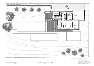 Grundriss Erdgeschoss 1:200
