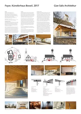 Foyer Künstlerhaus Boswil, Plakat A0